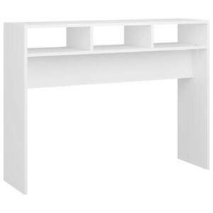 vidaXL fehér forgácslap tálalóasztal 105 x 30 x 80 cm kép