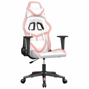 vidaXL rózsaszín műbőr gamer szék kép
