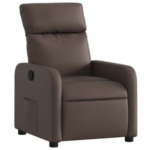 vidaXL barna műbőr dönthető fotel kép