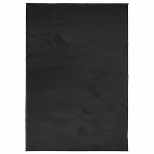 vidaXL OVIEDO fekete rövid szálú szőnyeg 140 x 200 cm kép