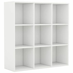 vidaXL fehér szerelt fa könyvszekrény 98 x 29 x 97, 5 cm kép