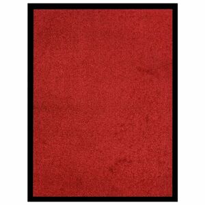 vidaXL piros lábtörlő 60 x 80 cm kép