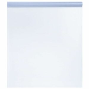 vidaXL matt átlátszó szürke PVC statikus ablakfólia 45 x 1000 cm kép