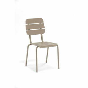 Barnásbézs fém kerti szék szett 4 db-os Alicante – Ezeis kép