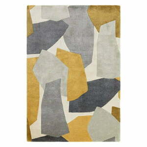 Okkersárga-szürke kézi szövésű szőnyeg újrahasznosított szálakból 160x230 cm Romy – Asiatic Carpets kép
