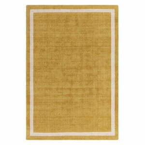 Okkersárga kézi szövésű gyapjú szőnyeg 160x230 cm Albi – Asiatic Carpets kép