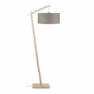 Andes állólámpa bézs búrával és bambusz lámpatesttel - Good&Mojo kép