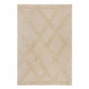 Bézs pamut szőnyeg 120x170 cm Tessa Diamond – Flair Rugs kép