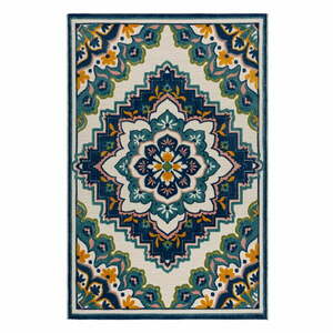 Kék kültéri szőnyeg 120x170 cm Beach Floral – Flair Rugs kép