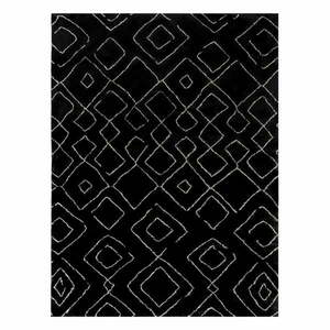 Fekete mosható szőnyeg 160x230 cm Imran – Flair Rugs kép