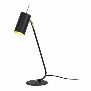 Fekete-aranyszínű asztali lámpa fém búrával (magasság 55 cm) Sivani – Opviq lights kép