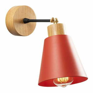 Piros-natúr színű fali lámpa ø 14 cm Manavgat – Opviq lights kép