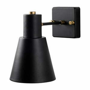 Fekete-aranyszínű fali lámpa ø 14 cm Funnel – Opviq lights kép