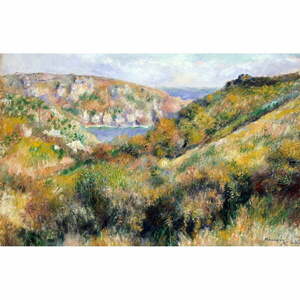 Hills around Bay of Moulin Huet, Guernsey, 60 x 40 cm - Auguste Renoir másolat kép
