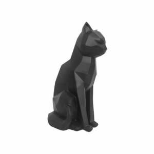 Origami Cat matt fekete szobor, magasság 29, 5 cm - PT LIVING kép