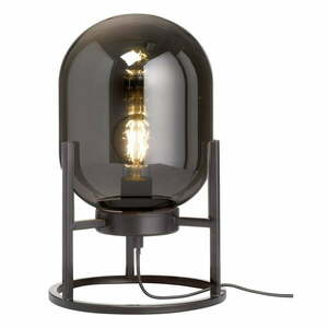 Fekete asztali lámpa üveg búrával (magasság 34 cm) Regi – Fischer & Honsel kép