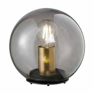 Fekete asztali lámpa üveg búrával Dini – Fischer & Honsel kép