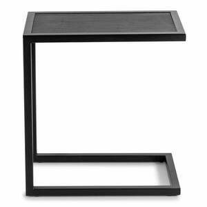 Tárolóasztal tölgyfa asztallappal 50x30 cm Daniël – Spinder Design kép