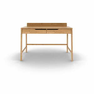Tölgyfa íróasztal 65x120 cm Twig – The Beds kép
