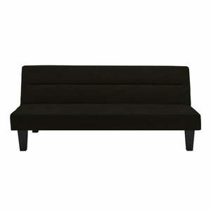 Fekete kinyitható kanapé 175 cm Kebo - Støraa kép