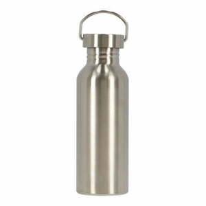 Ezüstszínű rozsdamentes acél ivópalack 650 ml – Esschert Design kép