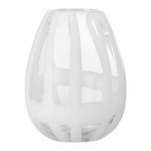 Fehér üveg kézzel készített váza (magasság 18 cm) Cosmin – Bloomingville kép