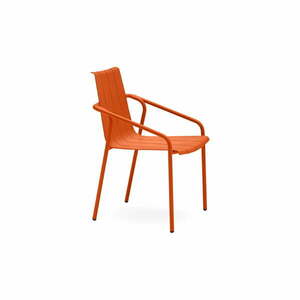 Narancssárga fém kerti szék szett 4 db-os Fleole – Ezeis kép