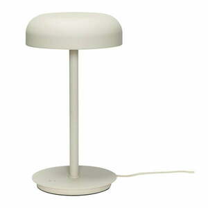 Krémszínű LED dimmelhető asztali lámpa (magasság 37 cm) Velo – Hübsch kép