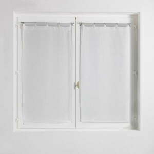 Fehér átlátszó függöny szett 2 db-os 60x90 cm Milza – douceur d'intérieur kép