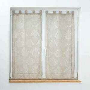 Barna átlátszó függöny szett 2 db-os 60x120 cm Levita – douceur d'intérieur kép