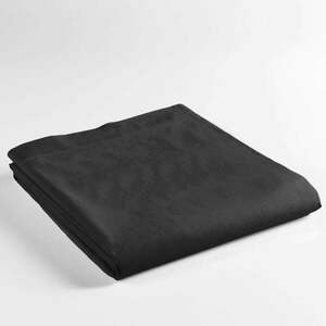 Fekete pamut lepedő 240x300 cm Lina – douceur d'intérieur kép