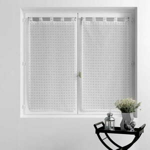 Fehér átlátszó függöny szett 2 db-os 60x90 cm Pomponella – douceur d'intérieur kép