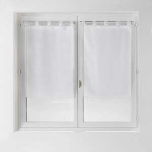 Fehér átlátszó függöny szett 2 db-os 60x90 cm Dandy – douceur d'intérieur kép