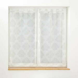 Fehér átlátszó függöny szett 2 db-os 60x120 cm Levita – douceur d'intérieur kép