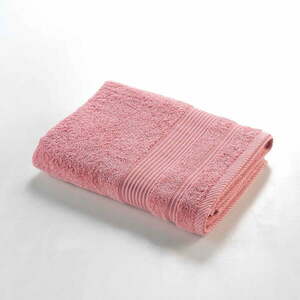 Rózsaszín frottír pamut fürdőlepedő 70x130 cm Tendresse – douceur d'intérieur kép