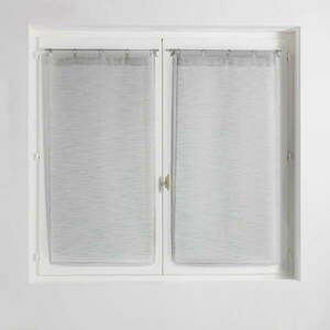 Világosszürke átlátszó függöny szett 2 db-os 60x90 cm Milza – douceur d'intérieur kép