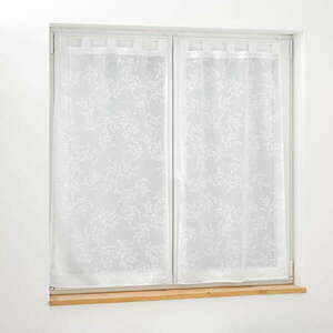 Fehér átlátszó függöny szett 2 db-os 60x120 cm Karla – douceur d'intérieur kép