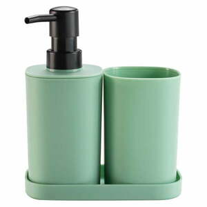 Világoszöld műanyag fürdőszobai kiegészítő szett Vita – douceur d'intérieur kép