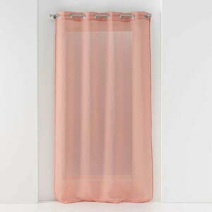 Rózsaszín átlátszó függöny 140x280 cm Sandra – douceur d'intérieur kép