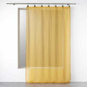 Sárga átlátszó függöny 140x240 cm Linka – douceur d'intérieur kép