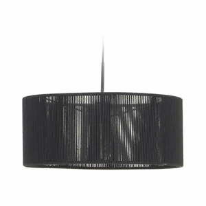 Fekete textil lámpabúra ø 47 cm Cantia – Kave Home kép