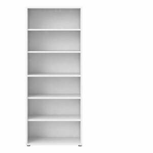 Fehér moduláris könyvespolc 89x222 cm Prima – Tvilum kép