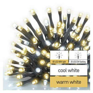 Karácsonyi 30 LED-es hideg fehér Fényfüzér kép