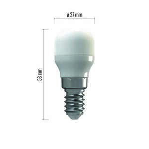 LED hűtőszekrény izzó Classic ST26 / E14 / 1, 8 W (17 W) / 160 lm... kép