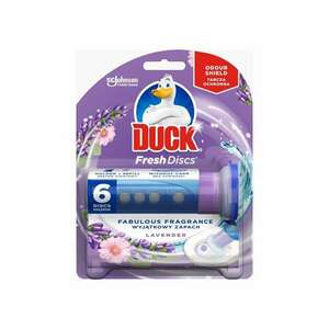 Wc öbíltő korong zselés 36 ml fresh discs duck® levendula kép