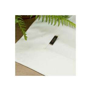 Egyszínű bársony asztalterítő Fehér 145x260 cm kép