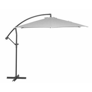 ROJAPLAST FREE POLE függő napernyő, hajtókarral - szürke - ø 300 cm () kép