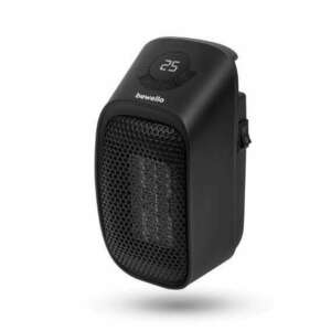 Bewello Mini hősugárzó - 400W - LED-kijelző - 230V - fekete kép