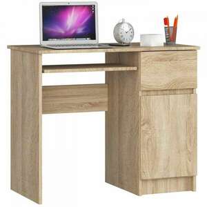 Íróasztal - Akord Furniture - 90 cm - sonoma tölgy kép