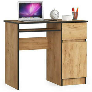 Íróasztal - Akord Furniture - 90 cm - kézműves tölgy kép